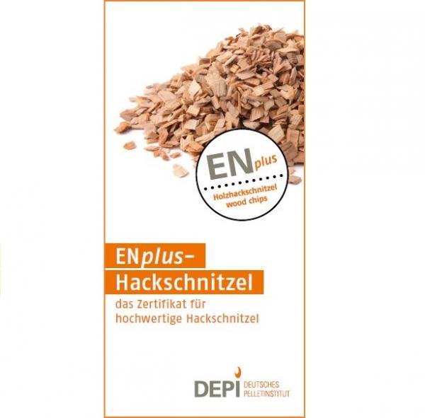 Flyer "ENplus-Hackschnitzel" – Kleinstmenge