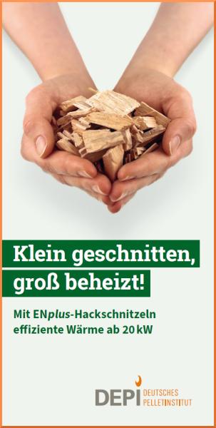 Flyer "ENplus-Hackschnitzel" – gewerbliche Menge 50 Stk.