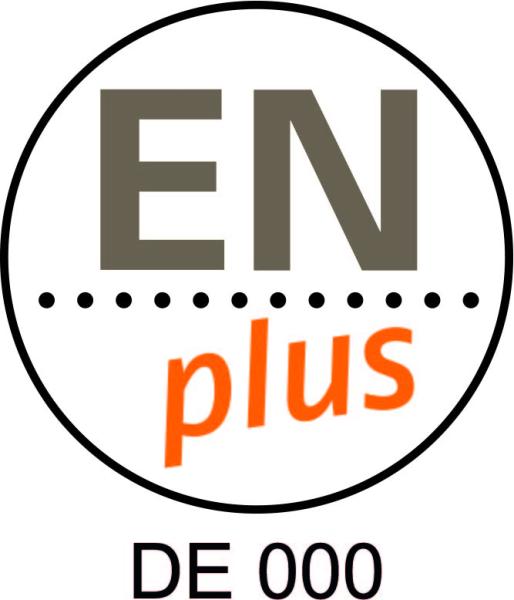ENplus-Aufkleber mit individueller ID für Lieferfahrzeuge